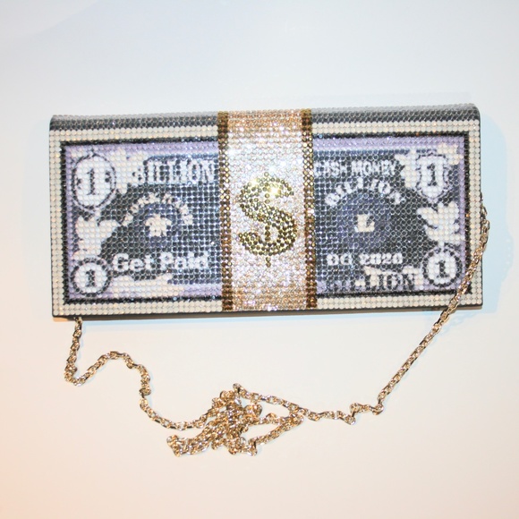 Judith Leiber Billions Envelope Swarovski Clutch Bag